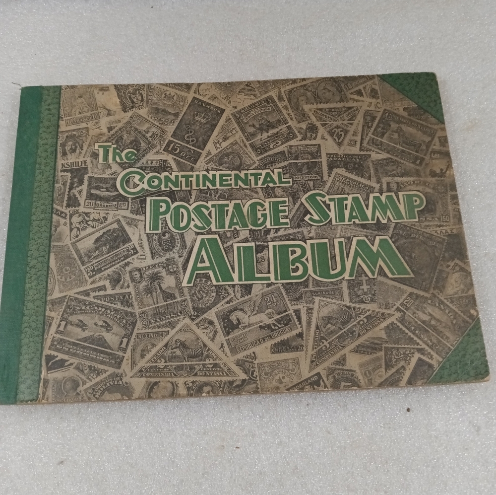 The Continental Postage Stamp Album 200+ Vintage Rare Collection Book Scott 1930